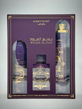 Set Bade'e Al Oud Amethyst + Deo 200ml + Ambientador